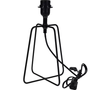 Home Styling Collection Lampka stołowa kwadratowa LOFT kolor czarny 31 cm XX8112230 - Lampy stojące - miniaturka - grafika 1