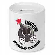 Skarbonki - Skarbonka Dla Sprzątaczki na Urodziny na Prezent z Nadrukiem ze Zdjęciem + Opakowanie na prezent (wzór 01) - miniaturka - grafika 1