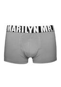 Majtki męskie - Jednokolorowe bokserki Męskie Letters Boxer Marilyn - MARILYN - miniaturka - grafika 1