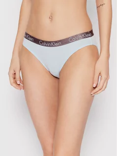 Majtki damskie - Calvin Klein Underwear Figi klasyczne 000QD3540E Niebieski - grafika 1