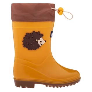 Buty dla dziewczynek - Dziecięce Kalosze BEJO KAI WELLIES KIDS M000177350 – Żółty - grafika 1