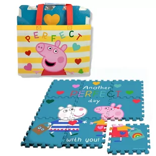 Piankowe puzzle dziecięce+ torba Świnka Peppa - Puzzle - miniaturka - grafika 1