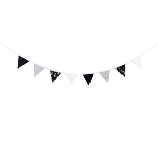 Girlanda, proporczyk, Czarny lasek, 245x18 cm - Wyposażenie pokoiku dziecięcego - miniaturka - grafika 1