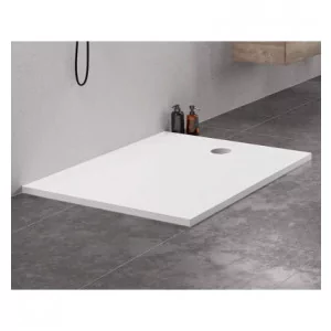 New Trendy B-0514 Brodzik NEX konglomeratowy prostokątny 180x90 biały gładki - Brodziki prysznicowe - miniaturka - grafika 1