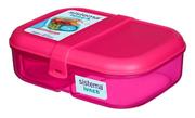 Lunch boxy - Sistema Pojemnik do żywności na lunch 1,1 L Różowy - miniaturka - grafika 1