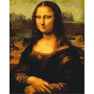 Malowanie po numerach BRUSHME 40x50 cm Mona Lisa - Malowanie po numerach - miniaturka - grafika 1