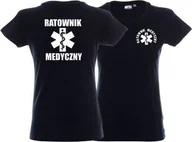 Odzież robocza - Promostars LPP - Koszulka damska RATOWNIK MEDYCZNY granatowa - miniaturka - grafika 1