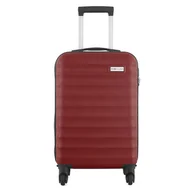 Walizki - Średnia walizka podróżna w poziome paski 20" - czerwony Semi Line - miniaturka - grafika 1