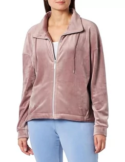 Koszulki i topy damskie - Triumph Damska Cozy Comfort Velour Zip Jacket Pajama Top, Sweet Chestnut, 38 - grafika 1