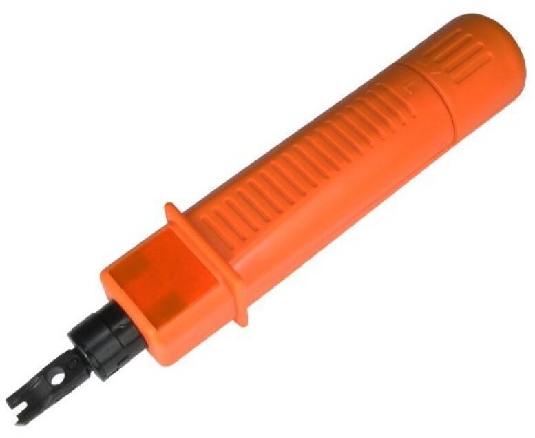 Narzędzie z nożem do bloku 110, pomarańczowe - możliwość wymiany noża LX-3140