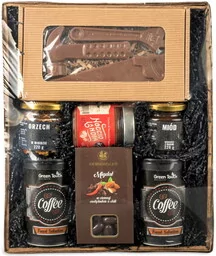 Duży kosz prezentowy na dzień ojca prezent dla mężczyzny - Zestawy upominkowe - miniaturka - grafika 1