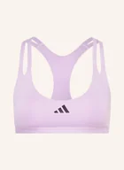 Biustonosze - Adidas Biustonosz Sportowy Aeroimpact Luxe Training lila - miniaturka - grafika 1