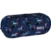 Piórniki - Derform Piórnik saszetka owalny 1 zamek BackUp 4 A88 - miniaturka - grafika 1