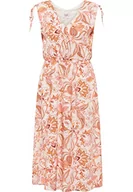 Sukienki - usha FESTIVAL Damska sukienka z nadrukiem w kwiaty, różowa pomarańczowa, XXL - miniaturka - grafika 1