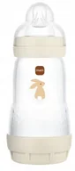 Butelki dla niemowląt - MAM BABY BUTELKA antystresowa PERFECT START 260ML UNIKSEX beżowy - miniaturka - grafika 1