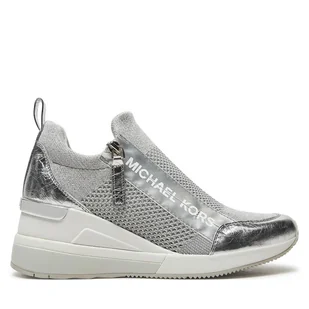 Sneakersy MICHAEL Michael Kors Willis Wedge Trainer 43R5WIFS3D Srebrny - Sneakersy damskie - miniaturka - grafika 1