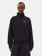 Bluzy damskie - Reebok Bluza 100214264 Czarny Regular Fit - miniaturka - grafika 1