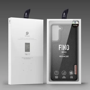 Dux Ducis Fino etui pokrowiec pokryty nylonowym materiałem Samsung Galaxy S22+ (S22 Plus) czarny - Etui i futerały do telefonów - miniaturka - grafika 5