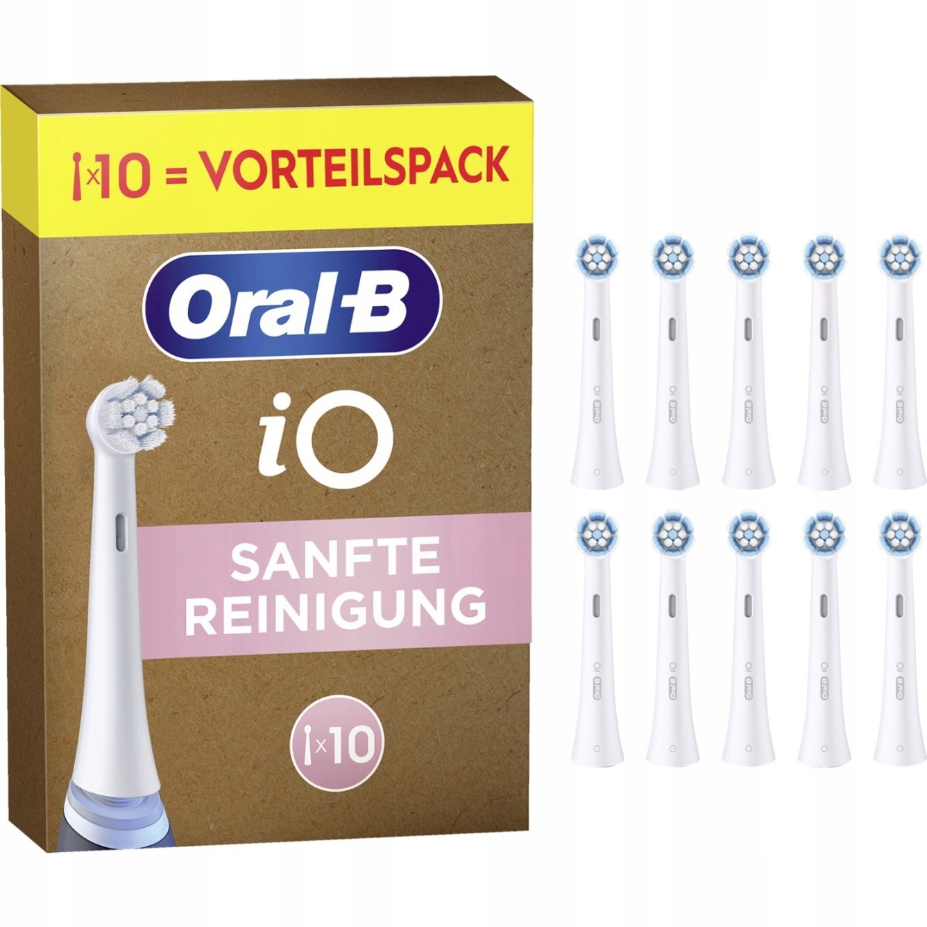 Końcówka Oral-B Końcówki na szczoteczki iO Delikatne czyszczenie 10 szt. FFU