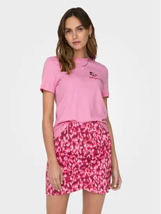 ONLY T-Shirt Kita 15316574 Fioletowy Regular Fit - Koszulki i topy damskie - miniaturka - grafika 1