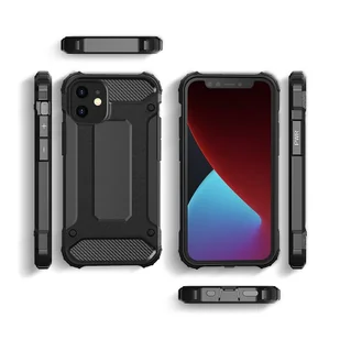 Hybrid Armor pancerne hybrydowe etui pokrowiec iPhone 12 Pro Max czarny - Etui i futerały do telefonów - miniaturka - grafika 8
