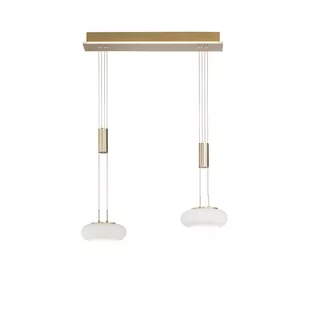 Paul Neuhaus Smart hanglamp messing 2-lichts met afstandsbediening - Loena - Lampy sufitowe - miniaturka - grafika 1