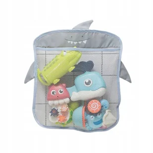 POJEMNIK ORGANIZER DO ŁAZIENKI NA ZABAWKI Z SIATKI DO WANNY POD PRYSZNIC - Zabawki do kąpieli - miniaturka - grafika 1