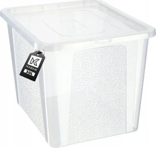 Kadax KADAX Poj Multibox 30L 1707 bezbarw14 40x33x30 - Pudła i pojemniki do przechowywania - miniaturka - grafika 1