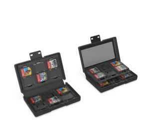 Yaxo YGSSGC01B Storage Set na 24 gry do Nintendo Switch / Switch 2 Techno Black - Akcesoria do Nintendo - miniaturka - grafika 1