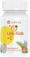 Suplementy diety - Lion Kids + C Calivita 90 tabletek - miniaturka - grafika 1