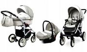 Wózki dziecięce - BabyLux White Lux 3w1 5903689797467 - miniaturka - grafika 1