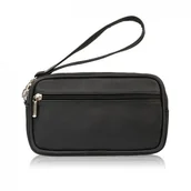 Nerki - SASZETKA MĘSKA SKÓRZANA DO PASKA LUB DO RĘKI CZARNA ABRUZZO ABR-39 - miniaturka - grafika 1