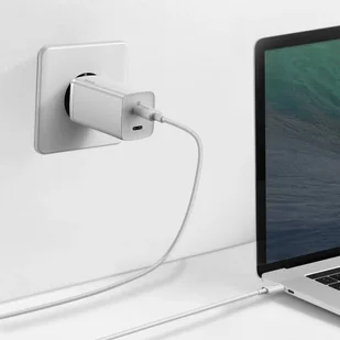 Baseus GaN2 Lite szybka ładowarka 2x USB Typ C 65 W Power Delivery 3.0 Quick Charge 4+ SCP FCP AFC biały (CCGAN2L-E02) - Ładowarki do telefonów - miniaturka - grafika 10