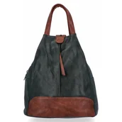 Torebki damskie - Miejski Plecaczek Damski Herisson 1402B322 Zielony - miniaturka - grafika 1