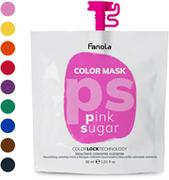 Farby do włosów i szampony koloryzujące - Fanola Color Maska koloryzująca do włosów 30ml (9 kolorów) 17421/BLACK - miniaturka - grafika 1