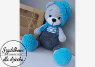 Maskotki i pluszaki - Miś zrobiony na szydełku - miniaturka - grafika 1