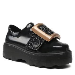 Półbuty damskie - Półbuty Melissa Kick Off Buckle Up V&R Ad 33598 Black/Black/Gold AD162 - grafika 1