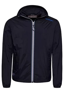 Kurtki męskie - Superdry Code SL Lightweight Jkt Kurtka męska, Eclipse Navy Grid, M - grafika 1