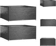 Pokrowce na meble ogrodowe - vidaXL Pokrowce na meble ogrodowe 2 szt. 16 oczek 250x250x90cm kwadratowe - Pokrowce ochronne na meble ogrodowe - miniaturka - grafika 1