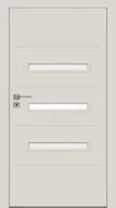 Drzwi wewnętrzne - Dre Drzwi Wewnętrzne Z Szybą Binito 24 Lakier Latte - miniaturka - grafika 1