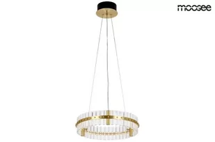 Moosee Moosee MOOSEE lampa wisząca SATURNUS 47 złota - LED, szkło stal szczotkowana MSE010100165 MSE010100165 MSE010100165 - Lampy sufitowe - miniaturka - grafika 1