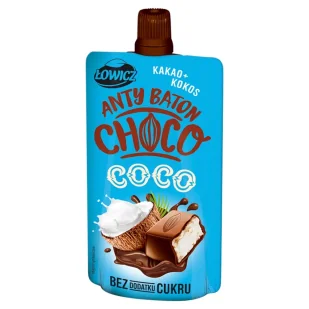 anty baton choco coco mus kakao + kokos - Konfitury, marmolady, powidła - miniaturka - grafika 1