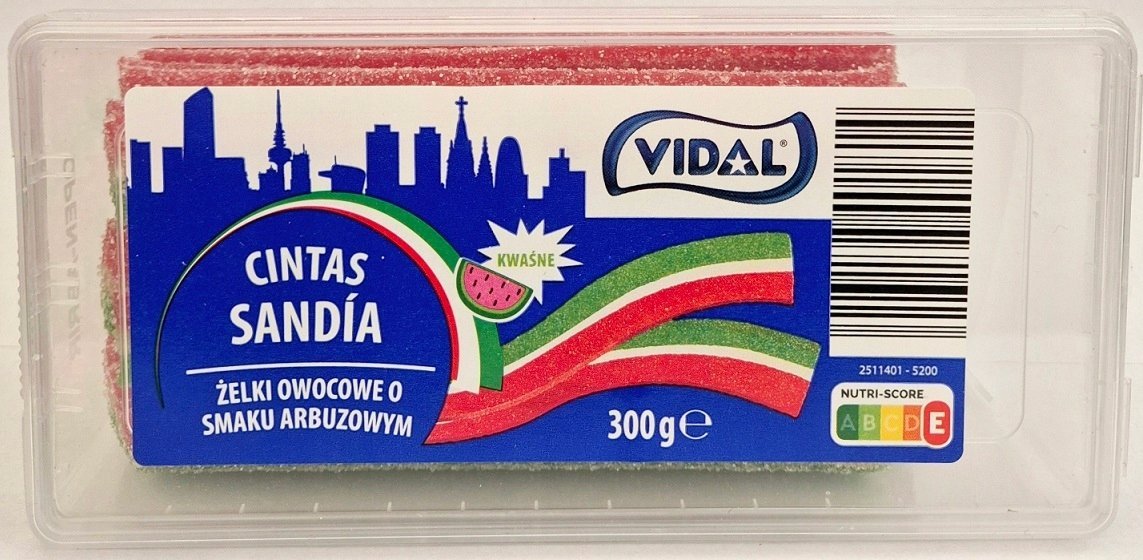 VIDAL ŻELKI O SMAKU ARBUZOWYM 300g