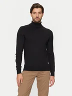 Swetry męskie - U.S. Polo Assn. Golf MUP3798 Czarny Slim Fit - miniaturka - grafika 1