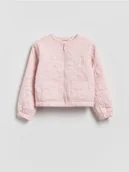 Kurtki i płaszcze dla dziewczynek - Reserved - Kurtka bomberka - pastelowy róż - miniaturka - grafika 1