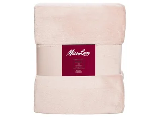 Koc Pled puszysty Miss Lucy Nano 160x210 cm różowy - Koce - miniaturka - grafika 1