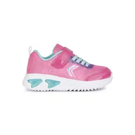 Sneakersy damskie - Dziecięce Sneakersy GEOX J ASSISTER GIRL A J45E9A-0ASHH-C8N4AK – Czerwony - miniaturka - grafika 1