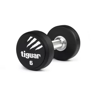 Tiguar Hantla stała tiguar 6 kg TI-WHPU0060 - Hantle i ciężarki - miniaturka - grafika 1