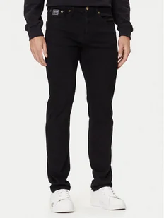 Versace Jeans Couture Jeansy 79GAB5S0 CDW00 Czarny Slim Fit - Spodnie męskie - miniaturka - grafika 1