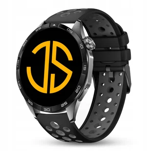 PASEK SILIKONOWY 22mm - CZARNO-SZARY - Akcesoria do smartwatchy - miniaturka - grafika 1